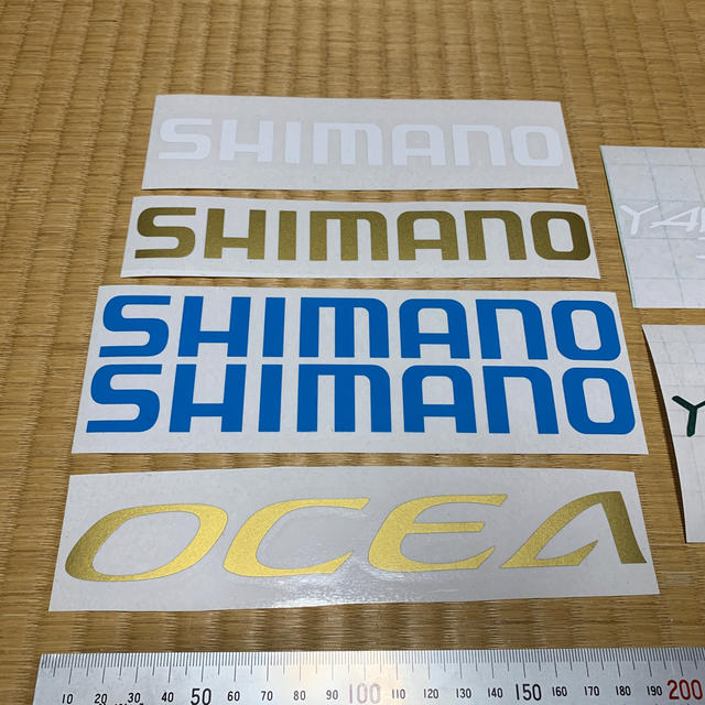 SHIMANO(シマノ)の専用　シマノ、オシア、ヤマガ　ステッカー スポーツ/アウトドアのフィッシング(その他)の商品写真