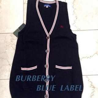 バーバリー(BURBERRY)のBlueLabelのロングベスト(ダウンベスト)