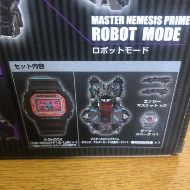 G-SHOCK × TRANSFORMERS マスターネメシスプライム