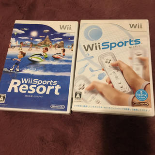 ウィー(Wii)の【セット】wii スポーツ　リゾート(家庭用ゲームソフト)
