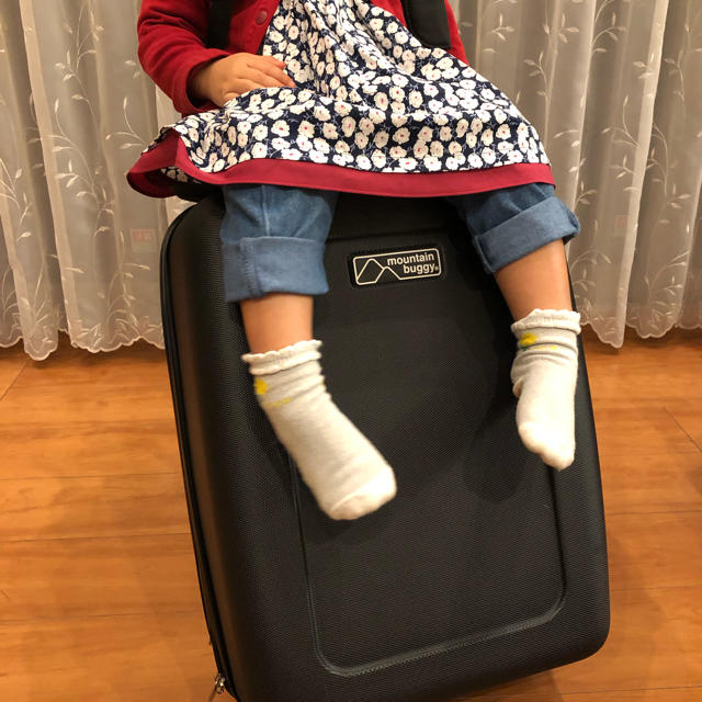 スーツケース/キャリーバッグ子供乗せシート付きスーツケース