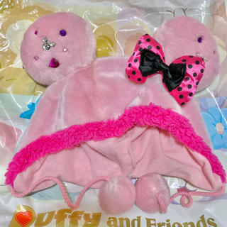 ミニーマウス - ミニー ファンキャップ 帽子 かぶり物 ピンク