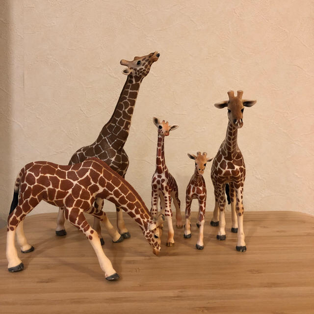 中華のおせち贈り物 シュライヒ Schleich キリン 親子