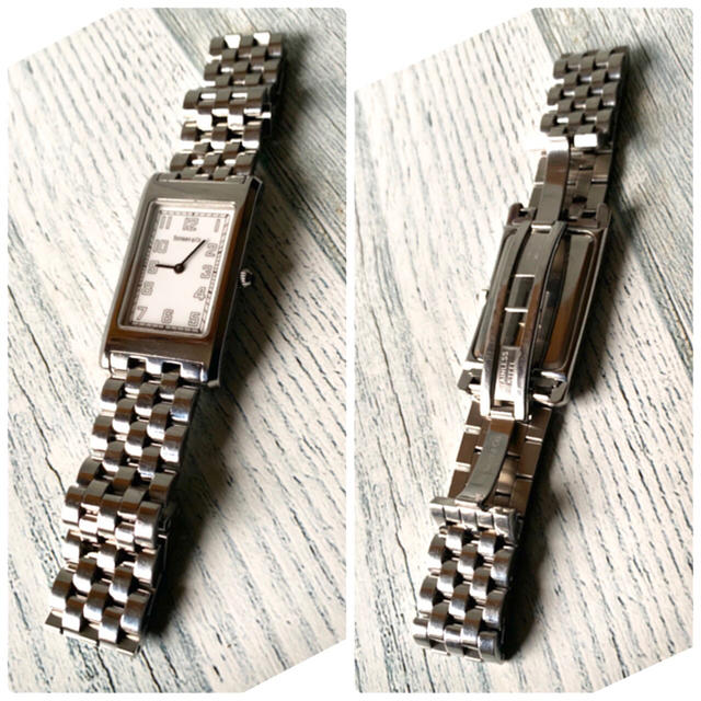 希少】TIFFANY&Co ティファニー 腕時計 スクエア クラシック メンズ