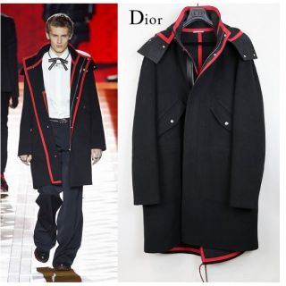 ディオールオム(DIOR HOMME)の正規品 Dior homme 2017aw フードカシミヤウール モッズコート (モッズコート)