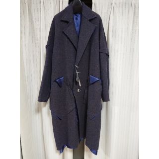 ヨウジヤマモト(Yohji Yamamoto)の【期間限定】sulvam サルバム break over coat ブラウン S(チェスターコート)