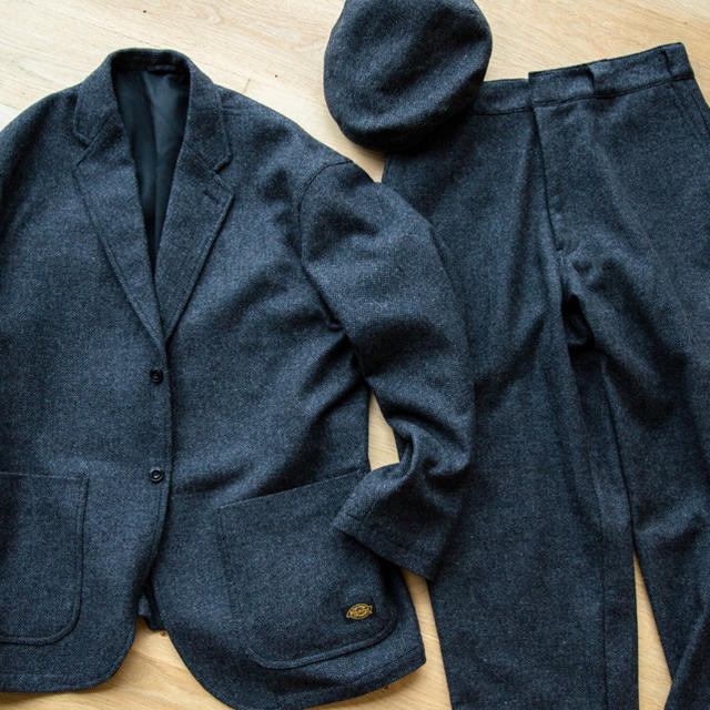 L グレー セットアップ beams dickies tripsterセットアップ