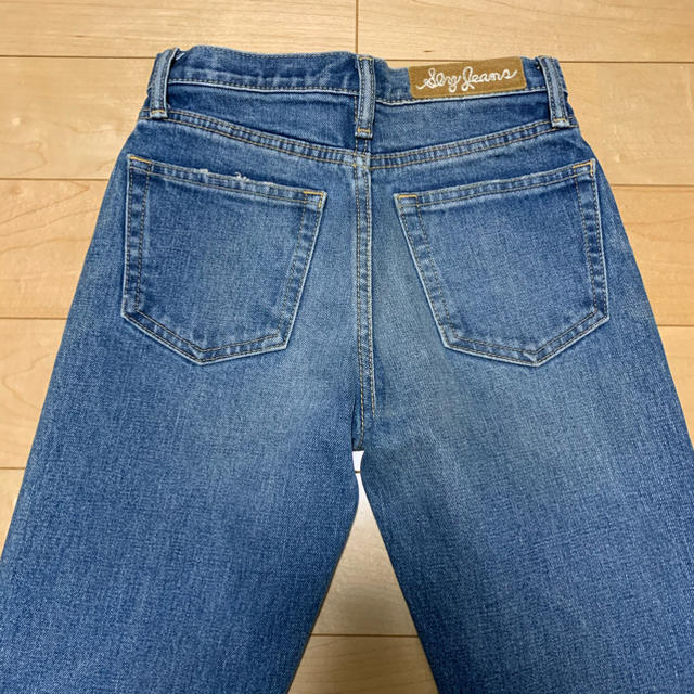 SLY(スライ)のSLY harman SV JW rollup デニム size23 CC66 レディースのパンツ(デニム/ジーンズ)の商品写真