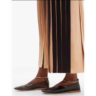 ジルサンダー(Jil Sander)の【Jil Sander】 新品未使用　アンクレットフラットシューズ(バレエシューズ)