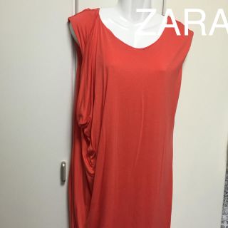 ザラ(ZARA)のドレープワンピース(ひざ丈ワンピース)