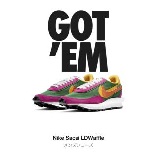 ナイキ(NIKE)のPSGNM様専用　Nike × Sacai LDWaffle ナイキ サカイ (スニーカー)