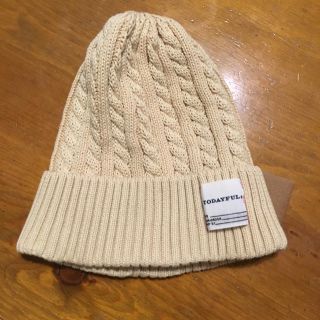 トゥデイフル(TODAYFUL)のCotton Cable KnitCap(ニット帽/ビーニー)