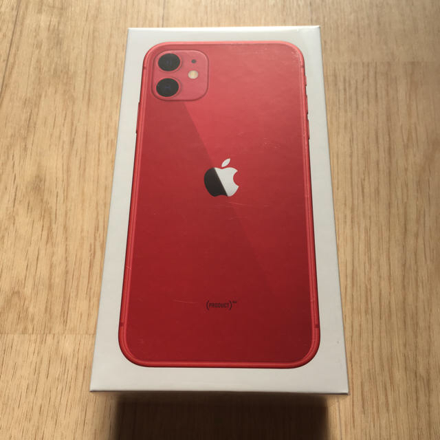 Apple iphone 11 simフリー レッド 新品 MWLV2J/A