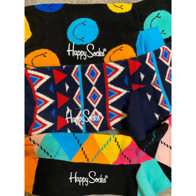 BEAMS(ビームス)のハッピーソックス レディース5足 定価7,150円 happy socks＋ヤシ レディースのレッグウェア(ソックス)の商品写真