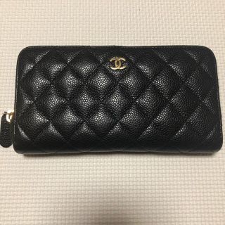 シャネル(CHANEL)のCHANEL キャビアスキン  長財布(長財布)