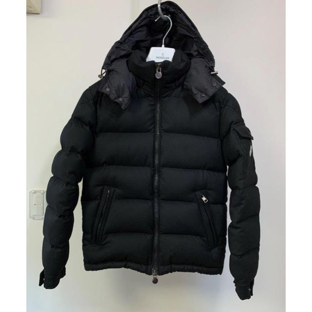 MONCLER(モンクレール)の16AWモンクレールモンジュネーブル黒100％正規美品 ウール ダウンジャケット メンズのジャケット/アウター(ダウンジャケット)の商品写真