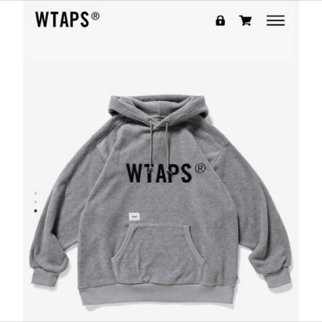 Lサイズ W)TAPS DOWNY 02 SWEATSHIRT GRAY