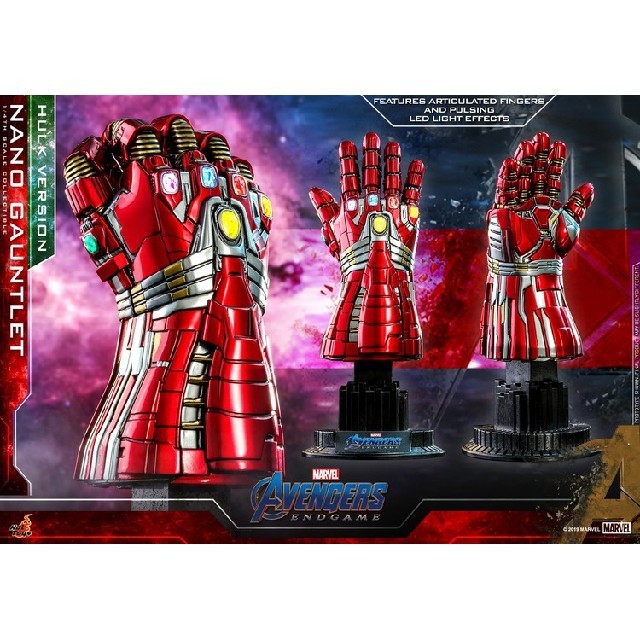 ホットトイズ 1/4アベンジャーズ エンドゲーム ナノ・ガントレット