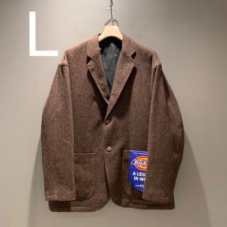 ビームス(BEAMS)のLサイズ brown tripster dickies(テーラードジャケット)