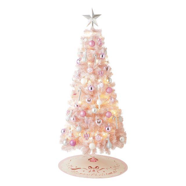 Francfran クリスマスツリー スターターセット150cm(ピンク Francfran クリスマスツリー スターターセット150cm(ピンク