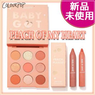 ★日本未入荷★新品未使用★ColourPop カラーポップ PEACH セット