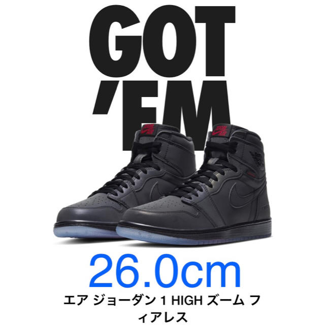 NIKE AIR JORDAN 1 HIGH ZOOM FEARLESSスニーカー