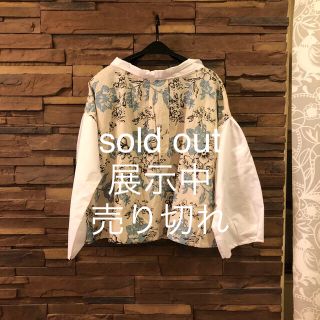 花柄トップス。sold out(シャツ/ブラウス(長袖/七分))