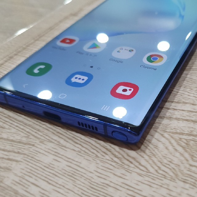 SAMSUNG(サムスン)のSamsung Galaxy Note 10+ 5G 256GB ブルー 美品 スマホ/家電/カメラのスマートフォン/携帯電話(スマートフォン本体)の商品写真