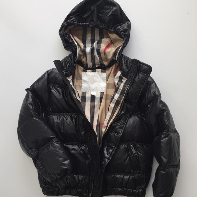 BURBERRY - 美品☆5y 110cm☆バーバリー ダウンコート ボーイズ 黒の