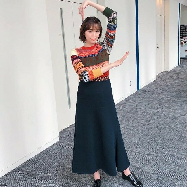 佐藤栞里ちゃん着用 ナゴンスタンス ノルディック柄ニット nagonstans