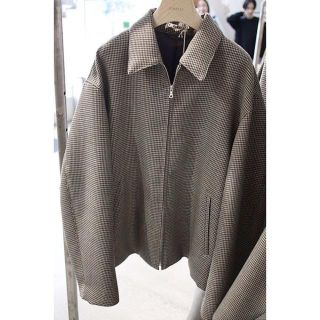 コモリ(COMOLI)のauralee ブルゾン ハウンドトゥース 18AW 最終価格(ブルゾン)