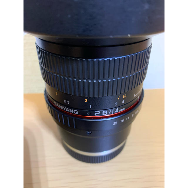 SONY(ソニー)のsamyang 14mm f2.8 スマホ/家電/カメラのカメラ(レンズ(単焦点))の商品写真