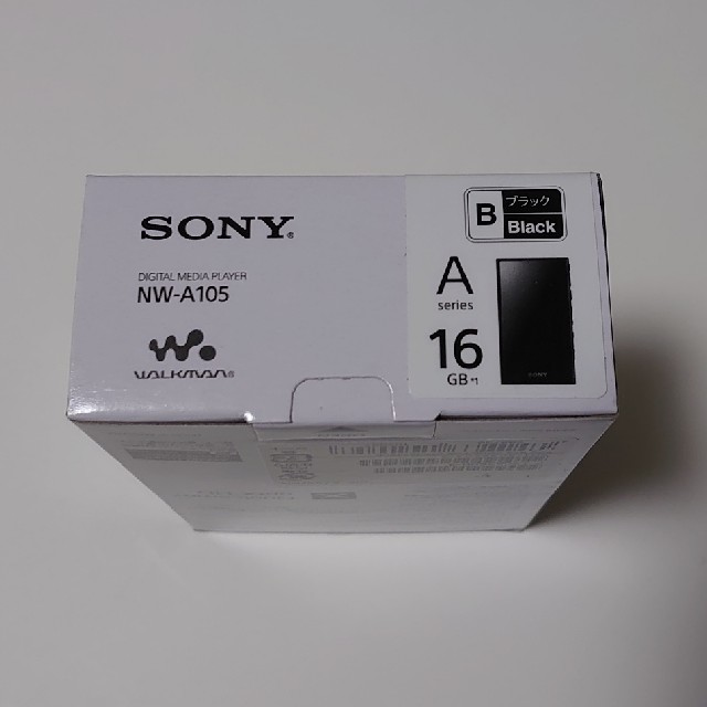 新品未使用 Sony  ウォークマン 
NW-A105 16GB ブラック 2
