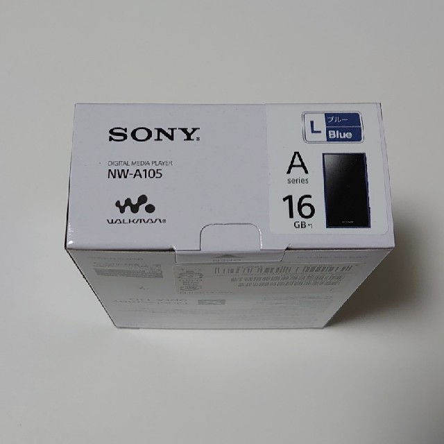 新品未使用 Sony  ウォークマン 
NW-A105 16GB ブルー 2