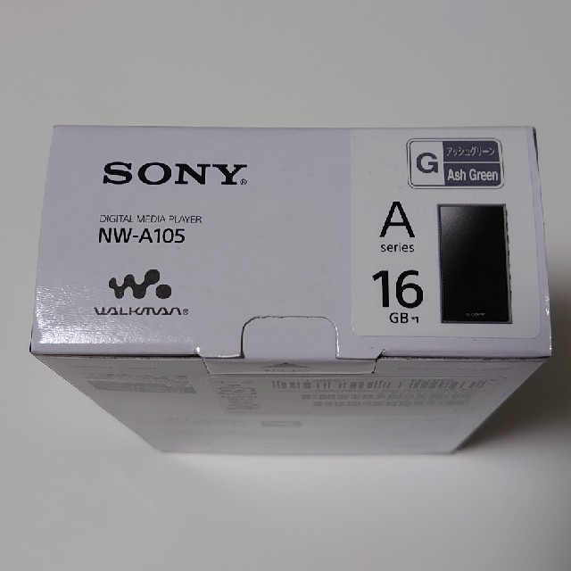 新品未使用 Sony  ウォークマン 
NW-A105 16GB グリーン