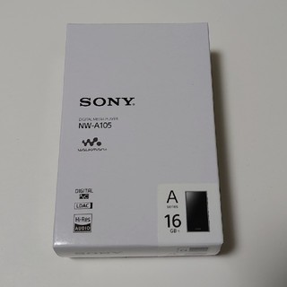 ウォークマン(WALKMAN)の新品未使用 Sony  ウォークマン 
NW-A105 16GB グリーン(ポータブルプレーヤー)