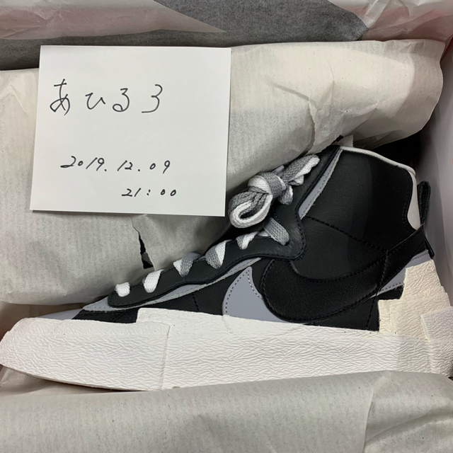 NIKE(ナイキ)のNIKE BLAZER MID SACAI US9 27cm サカイ メンズの靴/シューズ(スニーカー)の商品写真