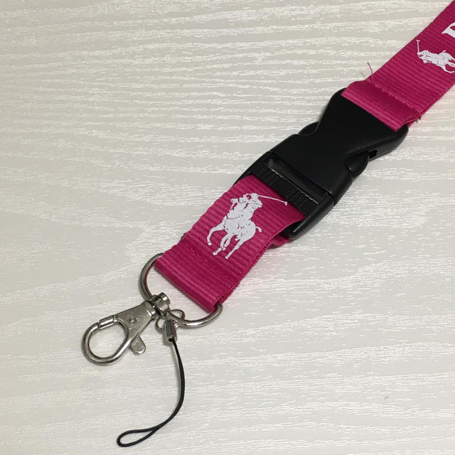 POLO RALPH LAUREN(ポロラルフローレン)のPOLO ネックストラップ　ピンク メンズのアクセサリー(ネックレス)の商品写真