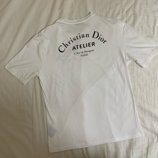 Tシャツ/カットソー(半袖/袖なし)ホワイト コットン “CHRISTIAN DIOR ATELIER” Tシャツ