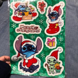 スティッチ(STITCH)のスティッチ ウインドウステッカー クリスマスデコレーション(キャラクターグッズ)