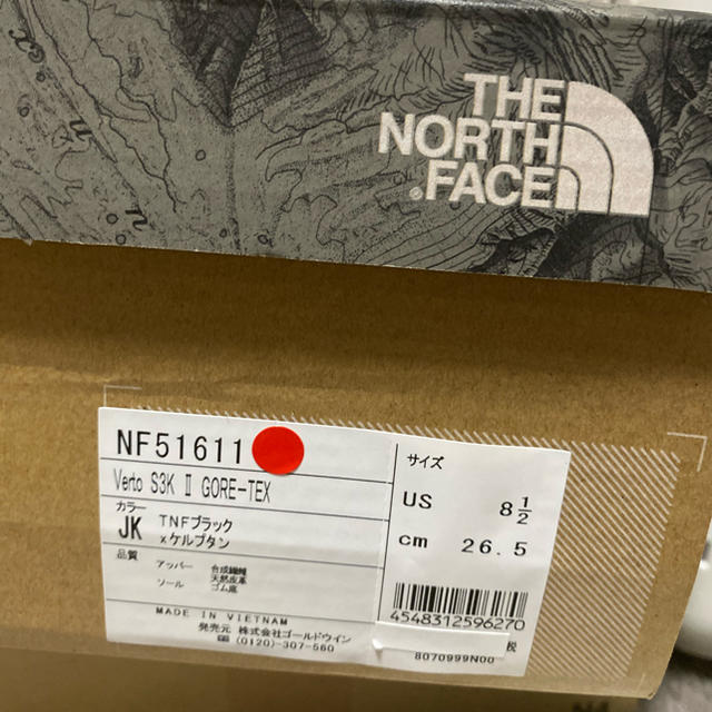 THE NORTH FACE(ザノースフェイス)の26.5 新品 THE NORTH FACE GORE－TEX メンズの靴/シューズ(ブーツ)の商品写真