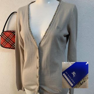 バーバリーブルーレーベル(BURBERRY BLUE LABEL)のBurberry☆カーディガンⓂ︎未使用品(カーディガン)