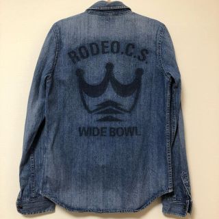 ロデオクラウンズ(RODEO CROWNS)の【美品】ロデオクラウンズ☆デニムシャツ(シャツ/ブラウス(長袖/七分))