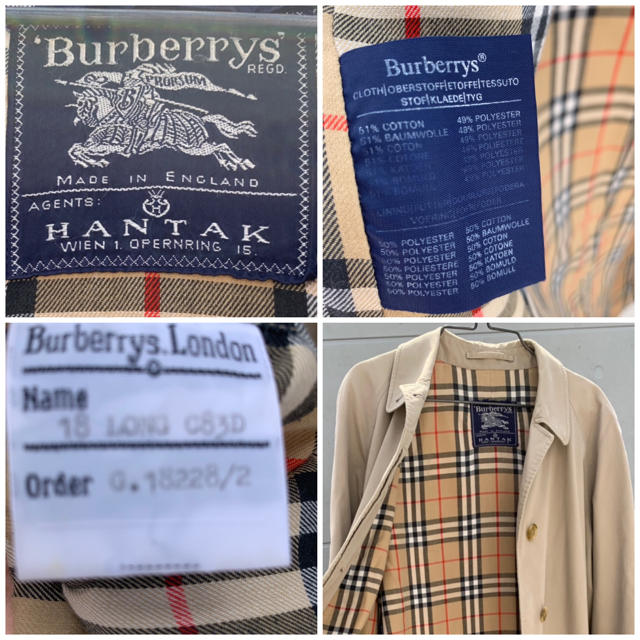 BURBERRY(バーバリー)の♡Burberry 英国製 トレンチコート ステンカラーコート バーバリー レディースのジャケット/アウター(トレンチコート)の商品写真