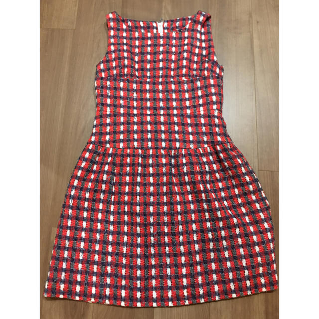 変更OK 新品 高級ツイードワンピース www.trilines.lv