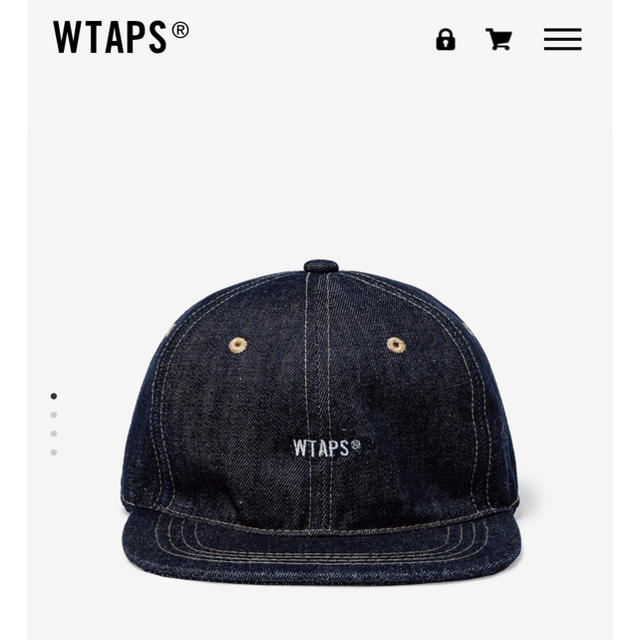 メンズW)TAPS DENIM CAP INDIGO COTTON