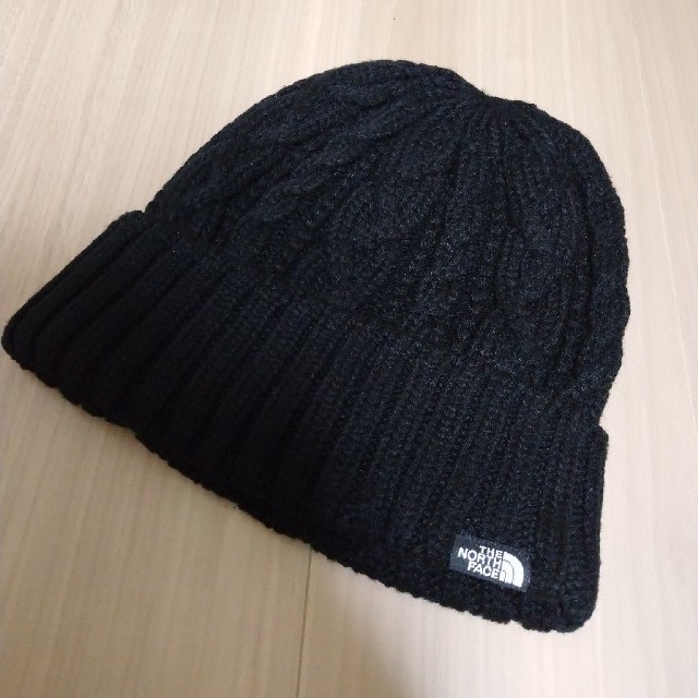 THE NORTH FACE(ザノースフェイス)のノースフェイス　ニットキャップ　CABLE BEANIE ブラック メンズの帽子(ニット帽/ビーニー)の商品写真