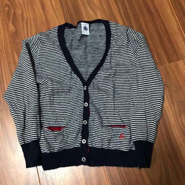 PETIT BATEAU(プチバトー)のプチバトー カーディガン 110 キッズ/ベビー/マタニティのキッズ服女の子用(90cm~)(カーディガン)の商品写真