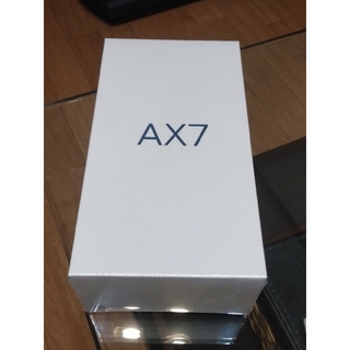 新品未開封　oppo AX7(スマートフォン本体)
