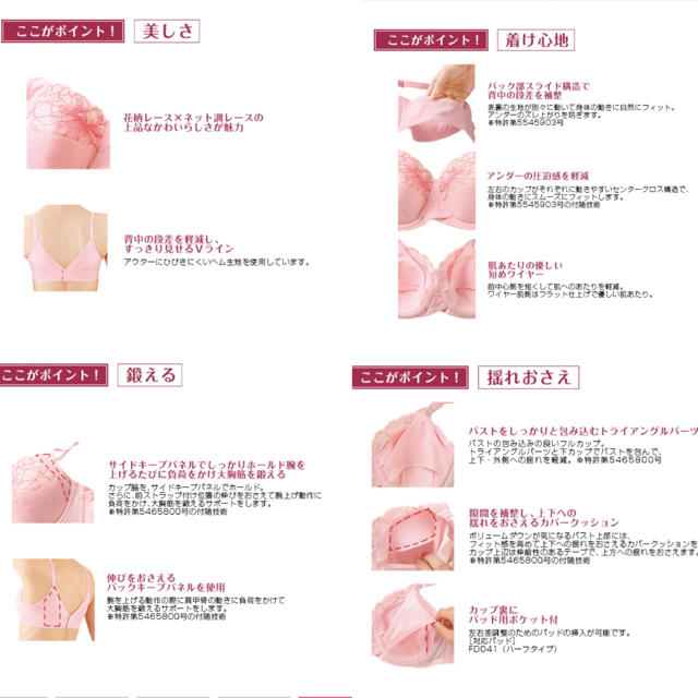 シャルレ(シャルレ)のシャルレ美意識ブラジャーFA261 レディースの下着/アンダーウェア(ブラ)の商品写真